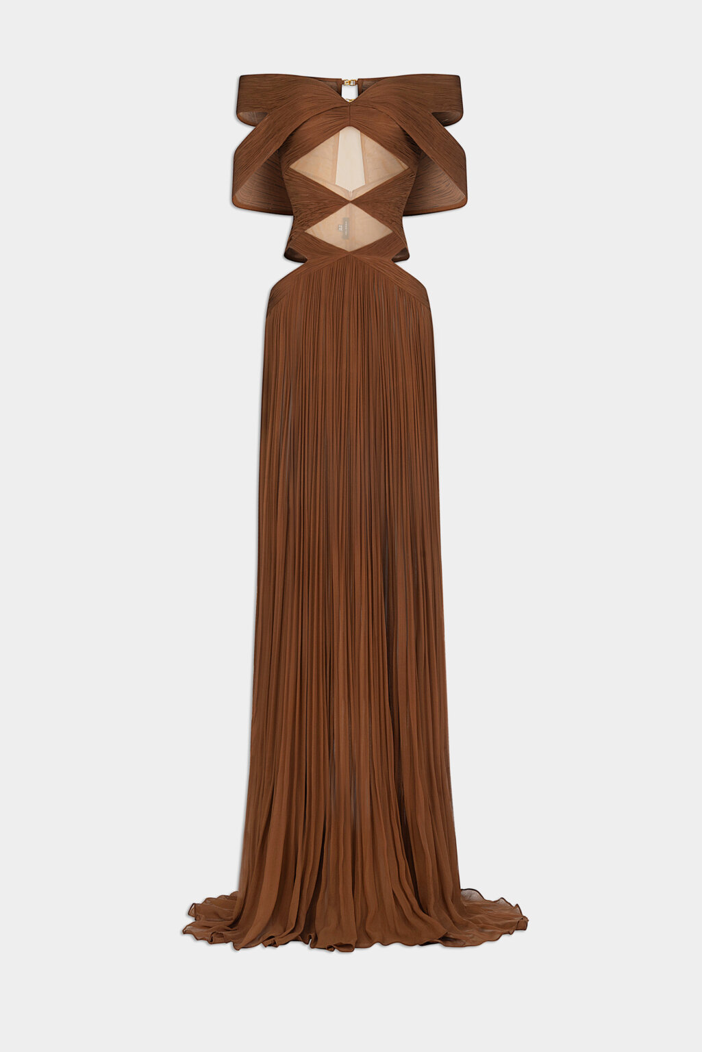 Off Shoulder Chiffon Maxi Dress main image 0