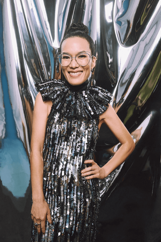 Ali Wong in Cong Tri design